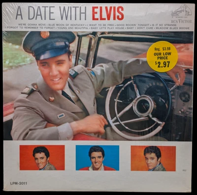 Elvis Presley – A Date With Elvis LPM-2011, Mono, Indianapolis press, US, 1965 - Image 1 of 4