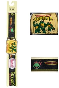 Vtg 1988 Lee Teenage Mutant Ninja Turtles TMNT Kids Adjustable Belt USA Made - Picture 1 of 7