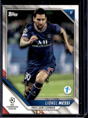 2021 Topps UEFA 1st Edition Lionel Messi #10 PSG - Image 1 of 2