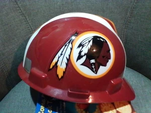 Washington Redskins Hard Hat MSA V-Gard One Size – NFL Safety Helmet - Picture 1 of 10
