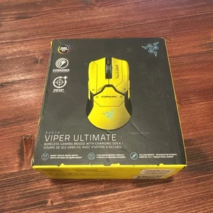 Souris de jeu sans fil Razer Viper Ultimate Cyberpunk avec station d'accueil neuve scellée - Photo 1/5