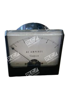 Simpson 24992 Analog 5 AC Amperes Panel Meter - Picture 1 of 6