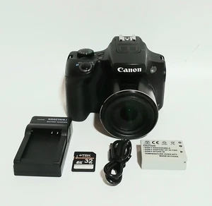 Canon PowerShot SX60 fotocamera digitale HS nera testata con caricatore - Foto 1 di 7