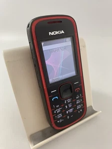 Nokia 5030c-2 Black & Graphite Red Unlocked 2G 1.8" FM Radio Mobile Phone - Picture 1 of 15
