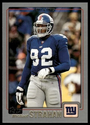 2001 Topps #112 Michael Strahan New York Giants NM+ - Image 1 of 2