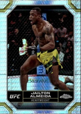 2024 Topps Chrome UFC Jailton Almeida #86 Prism 19F - Image 1 of 2