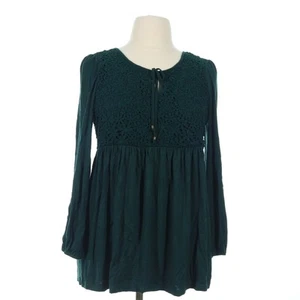 Top tunica donna Suzanne Betro verde pizzo floreale - Taglia XL - Foto 1 di 7