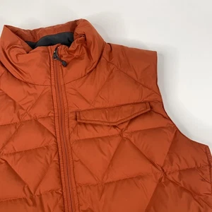 REI Herren Medium Packable Gänsedaunen gesteppte gefütterte Weste rostorange - Bild 1 von 13