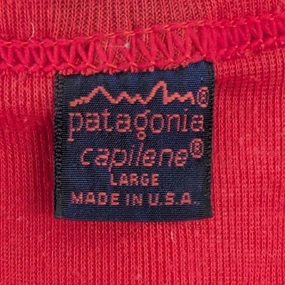 Camisa De Colección Patagonia Capilene Talla Grande Hecha en EE. UU. Capa Base Años 80 80 Foto 1 de 4