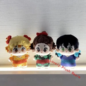 Demon Slayer Tanjirou Agatsuma Zenitsu Peluche Bambola Portachiavi Ciondolo Giocattolo 10cm - Foto 1 di 13