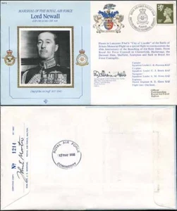 CDM5a RAF COMMANDERS Lord Newall Ellington Signed Gp Capt S M D Williamson (F) - Picture 1 of 1