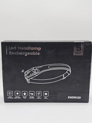 Enerkidi 5 Pack Rechargeable LED Headlamps for Adults, 5 Modes Head Light Sensor - Image 1 of 4