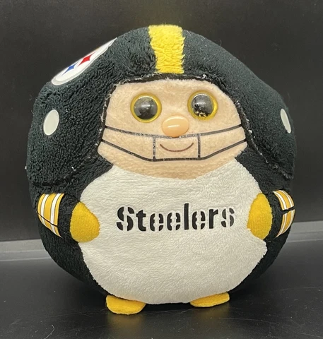 TY 2012 BALLZ NFL PITTSBURGH STEELERS 7" PLUSH Stuffed Toy Cover
