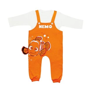 Finding Nemo Cotton Baby Overall Romper With Long Sleeve Tshirt For Newborn 6-9m - Picture 1 of 8