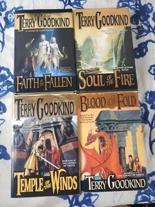 Sword Of Truth True 1st Edition 1st Print Hard HCDJ 3 4 5 6 Terry Goodkind Rare - Picture 1 of 11