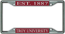 Troy University License Plate Frame 