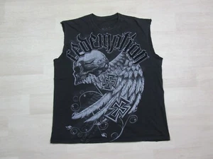 Chemistry T Shirt (L) Redemption Skull & Wings Mall Goth Cyber Grunge AOP Y2K - Picture 1 of 8