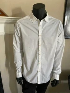 Scotch & Soda Herren Popeline Hemd mit Knopfleiste Gr: XL Neu mit Etikett - Bild 1 von 3