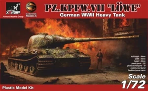 Armory AR72201 Pz.VII Löwe - German prototype tank WWII 1/72 scale plastic model - Picture 1 of 11