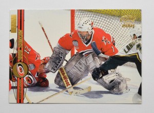 2000-01 Pacific Gold #83 Arturs Irbe (Missing Serial Number)