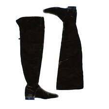  ALBERTA FERRETTI  Velvet brown high boots EU38 £500