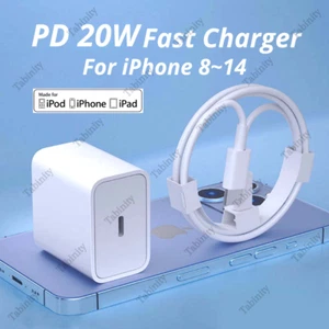 20W USB C Fast Wall Charger PD Power Adapter For iPhone 14/13/12/11/XR/X/8 iPad - Picture 1 of 17
