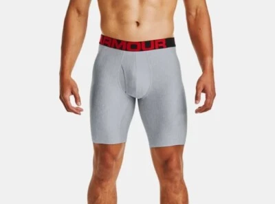 Cuecas boxer Under Armour UA Tech 9" boxerjock pacote com 2 1363622-011 masculinas tamanho médio - Imagem 1 de 4