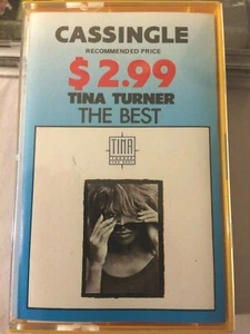 TINA TURNER RARE Australian THE BEST Cassette Single 1989 Cassingle - Picture 1 of 2