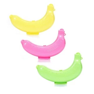3 Farben Bananen-Fall Plastik Bananen-Schutz box Zuhause Outdoor-Reisen - Bild 1 von 7
