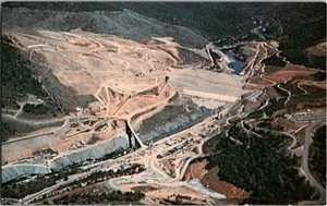 OROVILLE DAM, CALIFORNIAConstruction Vintage Postcard JY10 - Picture 1 of 2