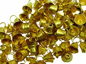 Brass Religious Small Decorative Bells Traditional Lots Of 50 Pieces - Picture 1 of 4