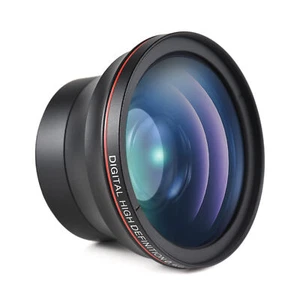 58mm Lens Kit with 0.43X Wide Angle Lens + Macro Lens for Canon L9C8 - Picture 1 of 6