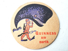 Vintage GUINNESS - I Ladd Blinder  ... Cat No'65 Beer mat / Coaster