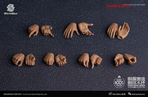Worldbox 1:6 Hände Form Finger Modell für 12" männliche Actionfigur Körperspielzeug Puppe - Bild 1 von 9