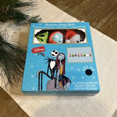 Cuerda de luces Pesadilla antes de Navidad reproduce "¿Qué es esto?" música Foto 1 de 2