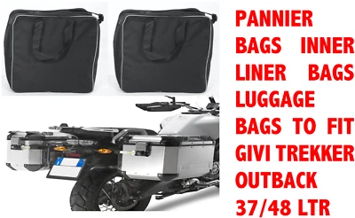 PANNIER BAGS INNER LINER BAGS LUGGAGE BAGS TO FIT GIVI TREKKER OUTBACK 37/48 LTR - Image 1 of 4