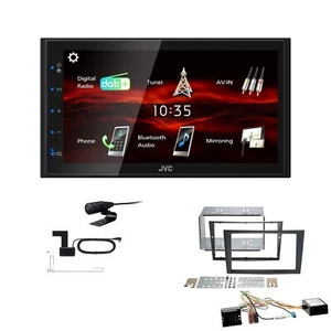 JVC Bluetooth 2DIN DAB+ Autoradio für Opel Astra H charcoal inkl Canbus - Bild 1 von 5
