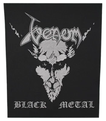 Venom Black Metal Embroidered Back Patch | English Heavy Thrash Metal Band Logo - Image 1 of 4