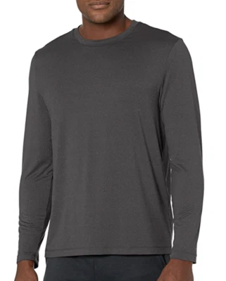 Camiseta manga larga Van Heusen Studio Microtouch para hombre nueva con etiquetas (talla XXL) carbón Foto 1 de 4