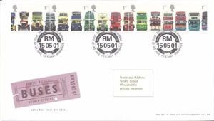 GB 2001 - Autobuses - FDC - Imagen 1 de 1