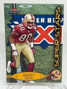 Jerry Rice 2002 Fleer Throwbacks Super Stars #1 HOF Insert - Picture 1 of 2