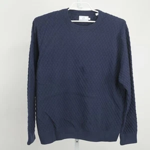 Southern Tide Sweater Mens Extra Large Blue Diamond Pattern Crew Neck L/S - Picture 1 of 11