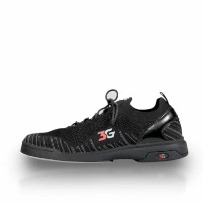 3G Ascent Black Mens Right Handed Bowling Shoes - Image 1 of 3