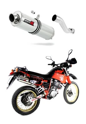Exhaust silencer muffler DOMINATOR ROUND YAMAHA XT 600 87-89 2KF 2NF + DB KILLER - Image 1 of 4