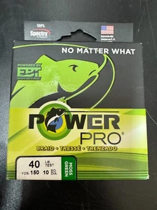 Power Pro Braided Line Original PowerPro [150,300,500yd, Moss, Hi-Vis, Red] 6479 - Picture 1 of 2
