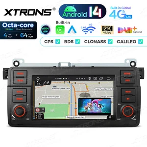 Für BMW E46 Autoradio Android 14 Octa Core 4+64G GPS NAVI 7" 2K AKM-DSP WIFI BDS - Bild 1 von 20