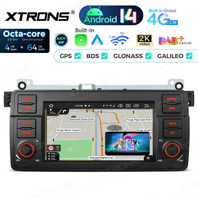 Für BMW E46 Autoradio Android 14 Octa Core 4+64G GPS NAVI 7" 2K AKM-DSP WIFI BDS - Bild 1 von 4