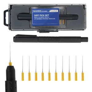 Dirt Dust, Particle Pick Set, 10 Refill Needles, Remove Dust from Wet Auto Paint - Picture 1 of 5