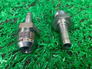 Inserto tubo idraulico 3/8 7/8 JIC maschio confezione da 2 - Foto 1 di 2