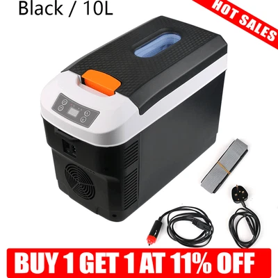 Auto Gefrierschrank tragbar zum Kühlschrank Kühlschrank Camping 10L 10°C-65°C Auto Outdoor x1 - Bild 1 von 4